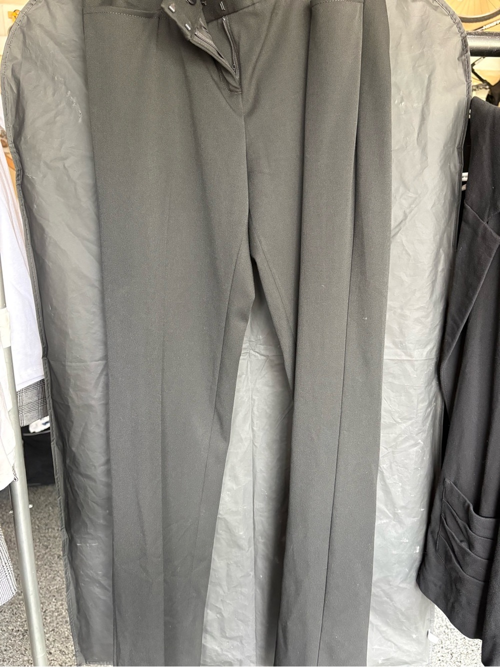 Men's Black Dress Pants - Classic Straight Fit